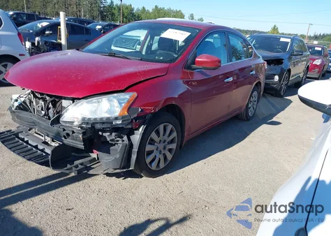 2014 Nissan Sentra S from USA, damaged, VIN 3N1AB7APXEL613811